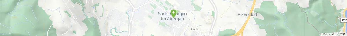 Kartendarstellung des Standorts für Schutzengel-Apotheke in 4880 Sankt Georgen im Attergau